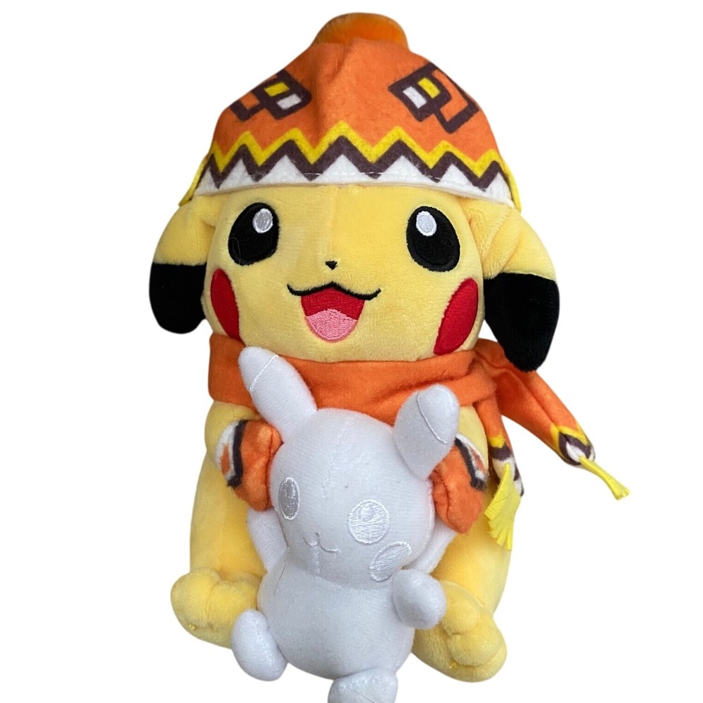 Limited Edition Christmas Pikachu Sapporo Snow Festival Pokemon Center Plush Toy